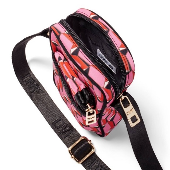 NWT DFV for Target Pink Modern Geo Cellphone Holder with Coin Pouch - Picture 3 of 7